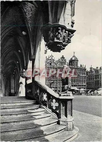 Moderne Karte Bruxelles Hotel de Ville l'Escalier des Lions