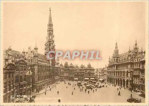 Cartes postales moderne Bruxelles Hotel de Ville et Grand'Place