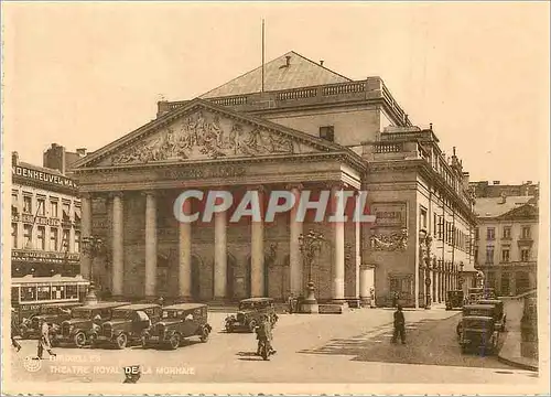 Moderne Karte Bruxelles Royal de la Monnaie Automobile