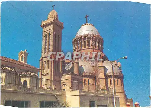 Moderne Karte Alger la Blanche Notre Dame d'Afrique