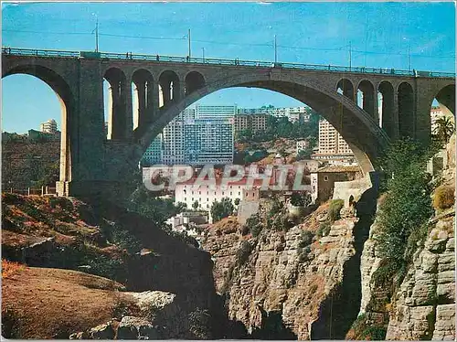 Moderne Karte Constantine le Pont Sidi Rached Lumiere et Beaute de l'Algerie
