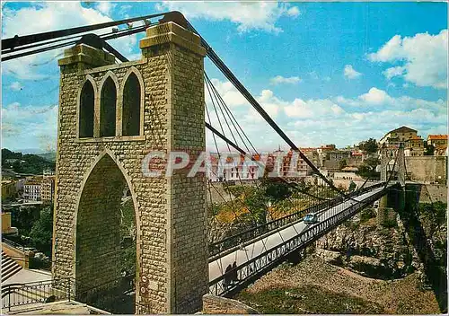 Moderne Karte Constantine Algerie le Pont Suspendu