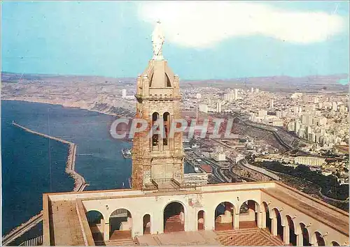 Cartes postales moderne Oran la Ville et le Port vus de Santa Cruz