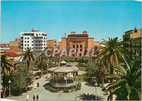 Moderne Karte Sidi Bel Abbes le Theatre et la Place du 1er Novembre