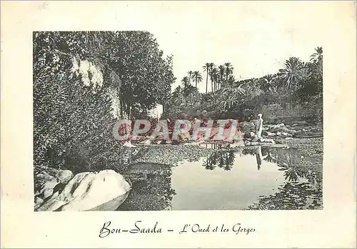 Cartes postales moderne Bou Saada l'Oued et les Gorges Cite du Bonheur