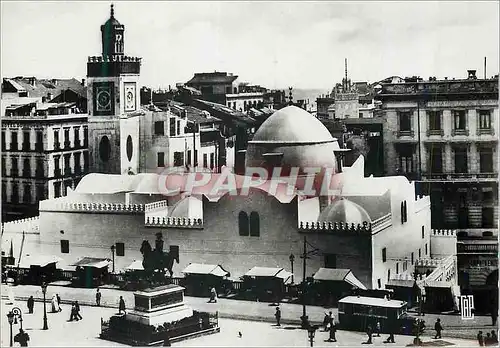 Moderne Karte Alger la Mosquee Djama Djedid