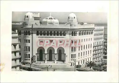 Moderne Karte Alger (El Djezair) l'Hotel des Postes