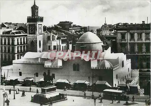 Moderne Karte Alger la Mosquee Djama Djedid