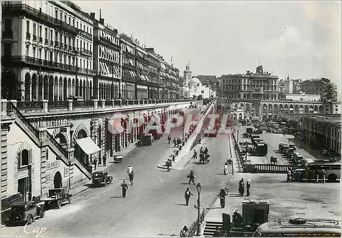 Moderne Karte Alger les Rampes et le Boulevard de la Republique