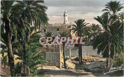 Moderne Karte Scenes et Types Paysage du Sud Algerien