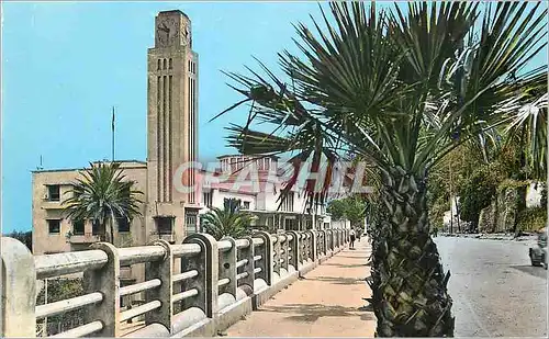 Moderne Karte Skikda (Algerie) Vue sur la Gare