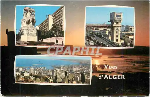 Moderne Karte Souvenir d'Alger Vues d'Alger