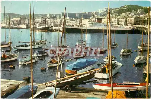 Moderne Karte Alger le Port et Vue Generale Bateaux Paquebot