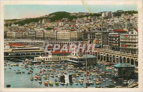 Cartes postales moderne Alger Vue Generale Bateaux