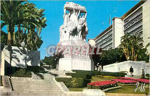 Moderne Karte Alger Monument aux Morts