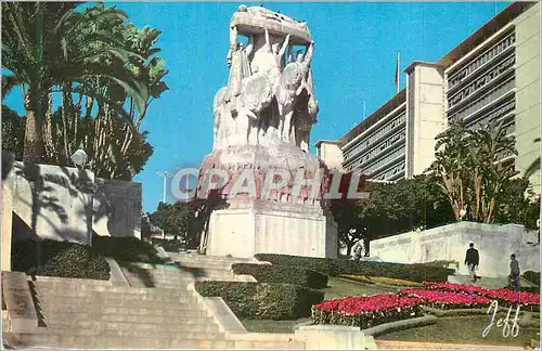 Moderne Karte Alger Monument aux Morts  Militaria