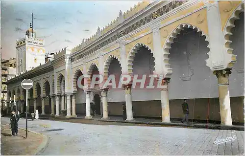 Moderne Karte Alger Rue de la Marine la Mosquee Djama El Kebir