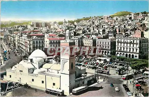 Cartes postales moderne Alger Place du Gouvernement