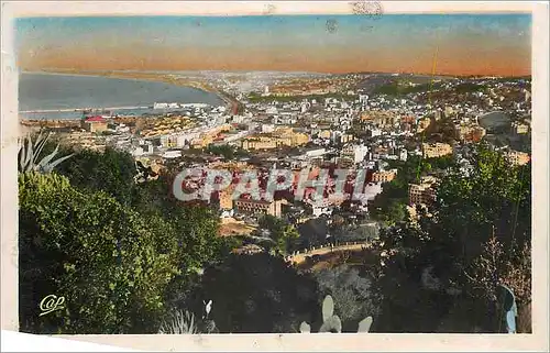 Moderne Karte Alger Vue Generale