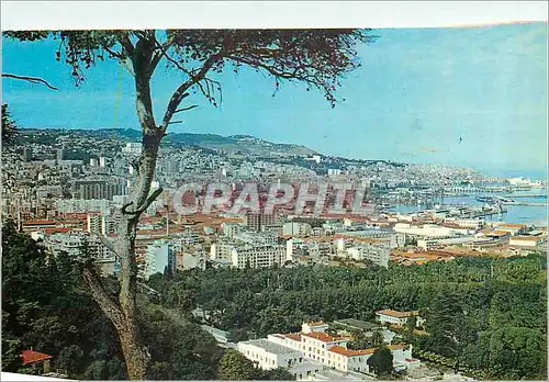 Moderne Karte Alger Vue Generale