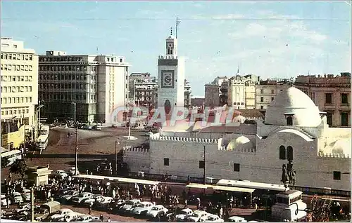 Cartes postales moderne Alger Place des Martyrs Automobile