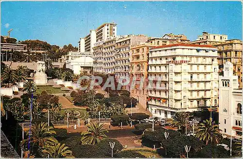 Moderne Karte Alger Boulevard Khemisti