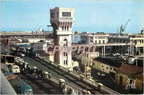 Cartes postales moderne Alger le Port Ascenseur