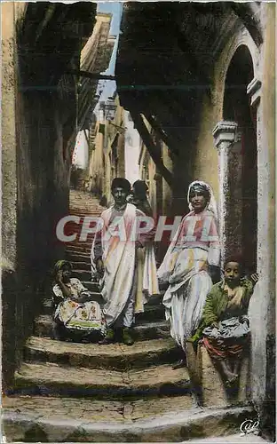 Cartes postales moderne Alger Rue Arabe Folklore