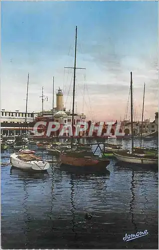 Cartes postales moderne Alger l'Amiraute Bateaux Cachet Tonnerre Yonne