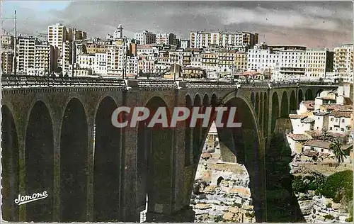 Moderne Karte Constantine la Ville et le Pont Sidi Roched