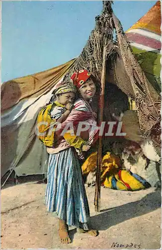 Cartes postales moderne Scenes et Types d'Afrique du Nord sous la Tente Folklore