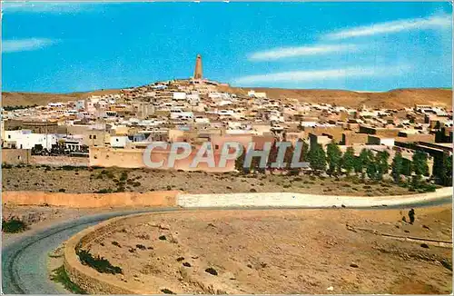 Moderne Karte Ghardaia Vue Generale