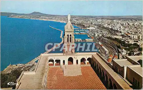 Moderne Karte Oran (Algerie) Vue Generale au Premier plan de Gauche la Marine Nationale