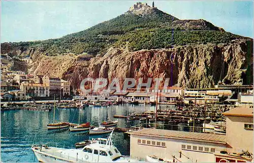 Moderne Karte Oran (Algerie) le Port de Peche et de Plaisance Bateaux