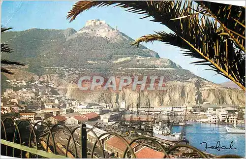 Cartes postales moderne Oran le Port et Ekmul Bateaux