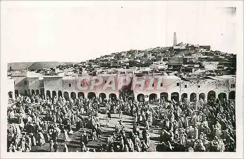 Moderne Karte Ghardaia M'Zab (Alger) Vue Generale