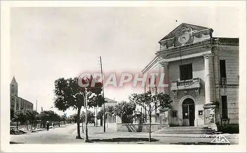 Moderne Karte Mouzaiaville la Mairie et l'Eglise