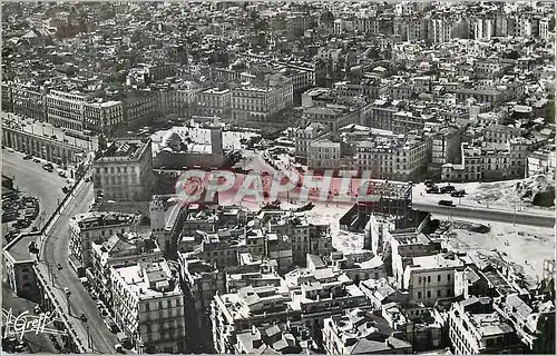 Moderne Karte Alger( Algerie) Vue Aerienne Ancien Quartier de la Marine Avenue du 8 Novembre