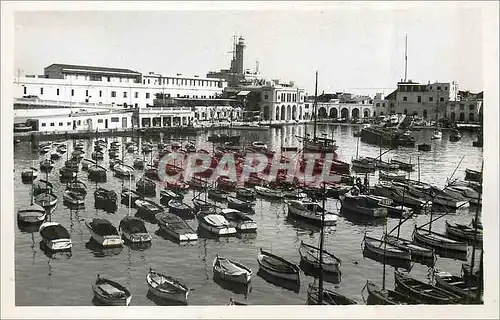 Moderne Karte Alger l'Amiraute Bateaux