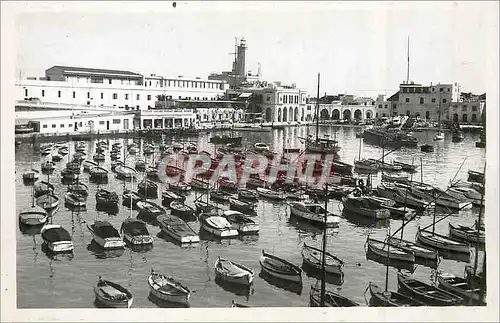 Moderne Karte Alger l'Amiraute Bateaux