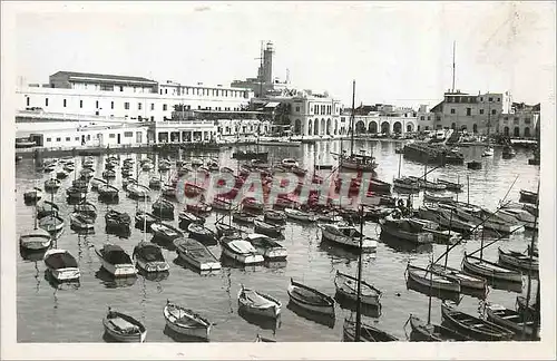 Moderne Karte Alger l'Amiraute Bateaux