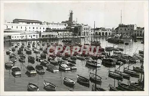 Moderne Karte Alger l'Amiraute Bateaux