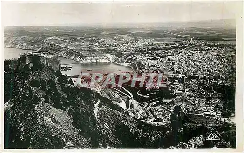 Moderne Karte Oran Vue Generale prise du Marabout