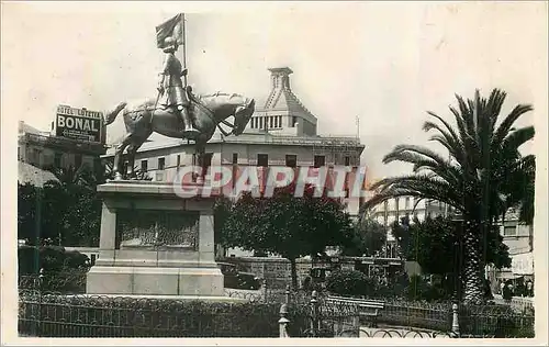 Moderne Karte Oran Statue de Jeanne d'Arc