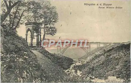 Cartes postales Mungsten a d Wupper Kalser Wilheim Brucke