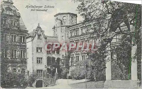 Cartes postales Heidelberger Schloss der Schlosshof