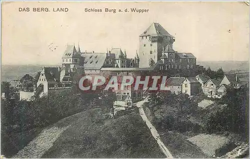 Cartes postales Das Berg Land Schloss Burg a d Wupper