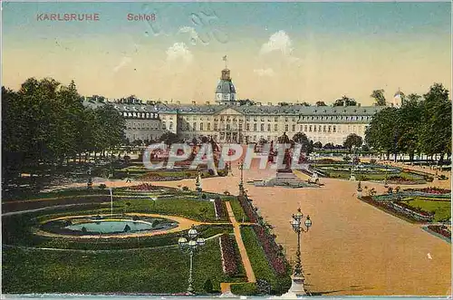 Cartes postales Karlsruhe Schloss