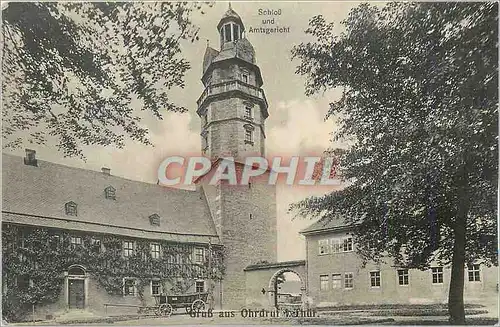 Cartes postales Schloss und Amtsgericht Ohrdrur i Thur