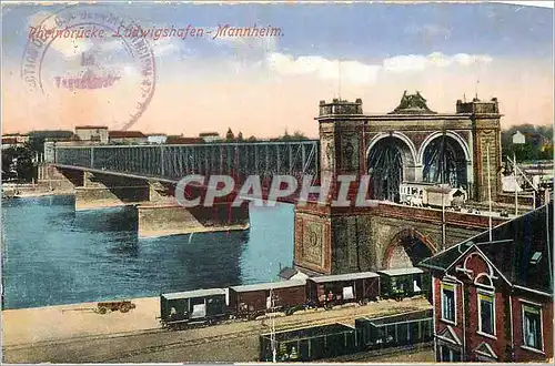 Cartes postales Rheinbrucke Ludwigshafen Mannheim
